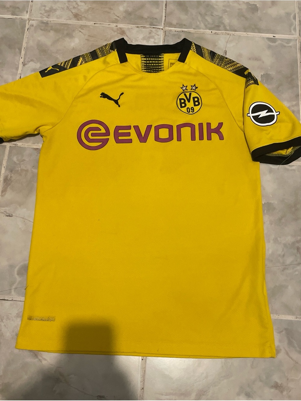 Puma Borussia Dortmund 2019-2020 Home Jersey Kit Men’s SZ M